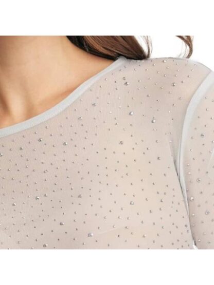 BLUSA CON PEDRERIA PLATA HOLLY LAND - Image 6