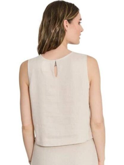 BLUSA DE LINO NUDE HOLLY LAND - Image 6
