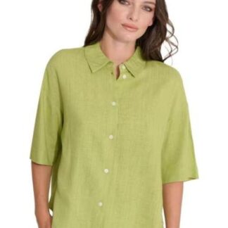 BLUSA DE LINO VERDE HOLLY LAND