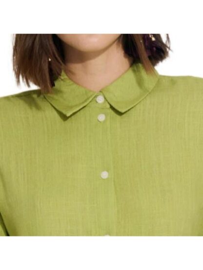 BLUSA DE LINO VERDE OLIVO HOLLY LAND - Image 6