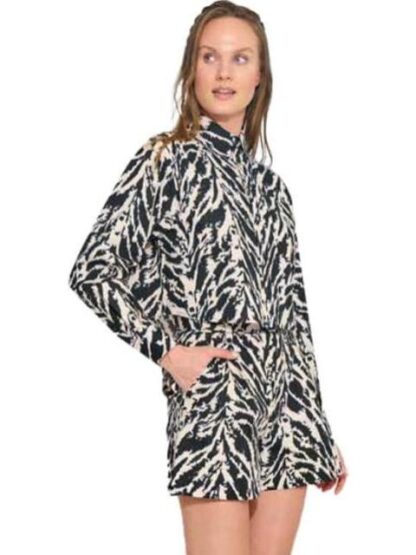 BLUSA ESTAMPADA ANIMAL PRINT HOLLY LAND