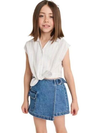 BLUSA ESTAMPADA AZUL HOLLY LAND KIDS