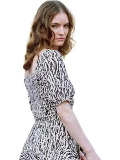 BLUSA ESTAMPADA BEIGE/HUESO HOLLY LAND - Image 4