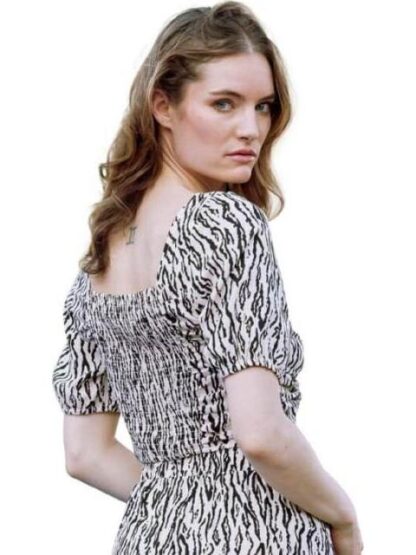 BLUSA ESTAMPADA BEIGE/HUESO HOLLY LAND - Image 5