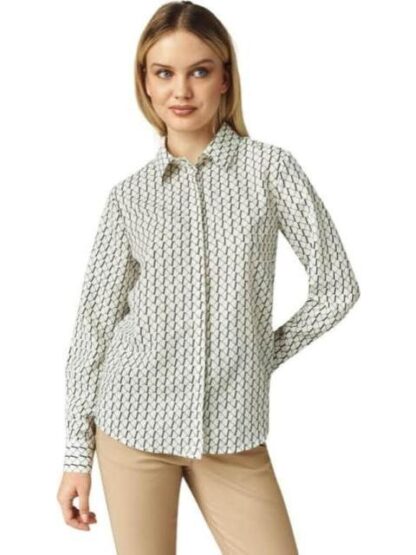 BLUSA ESTAMPADA HUESO HOLLY LAND - Image 2
