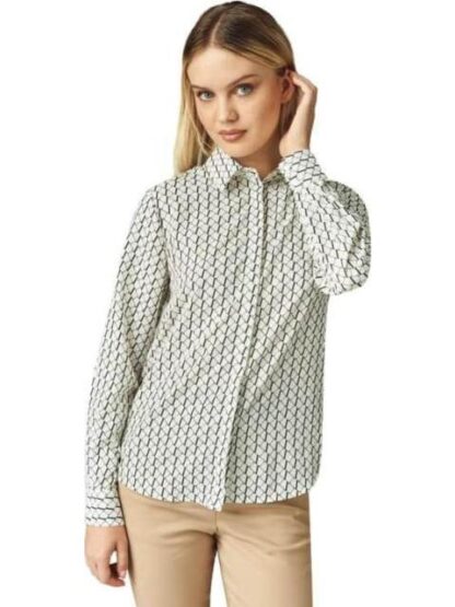 BLUSA ESTAMPADA HUESO HOLLY LAND - Image 3