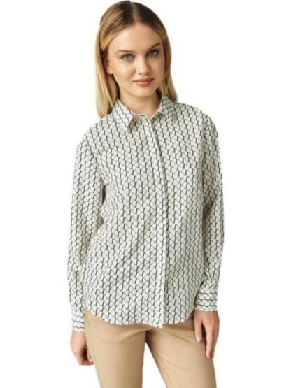BLUSA ESTAMPADA HUESO HOLLY LAND - Image 4