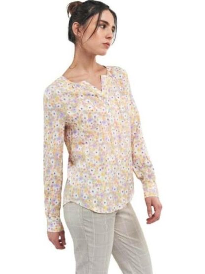 BLUSA ESTAMPADA MANGA LARGA MARFIL HOLLY LAND - Image 4