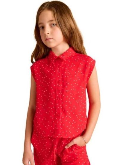 BLUSA ESTAMPADA ROJO HOLLY LAND KIDS