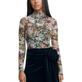 BLUSA FLOREADA NEGRO HOLLY LAND