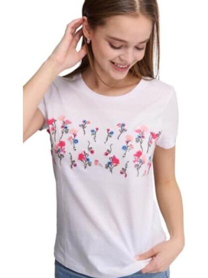BLUSA FLORES BLANCO HOLLY LAND