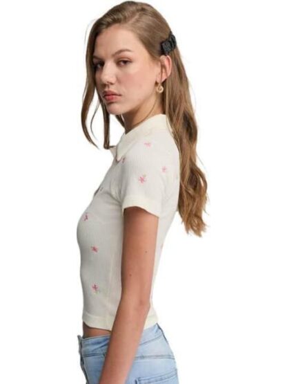 PLAYERA FLORES BLANCO HOLLY LAND - Image 3