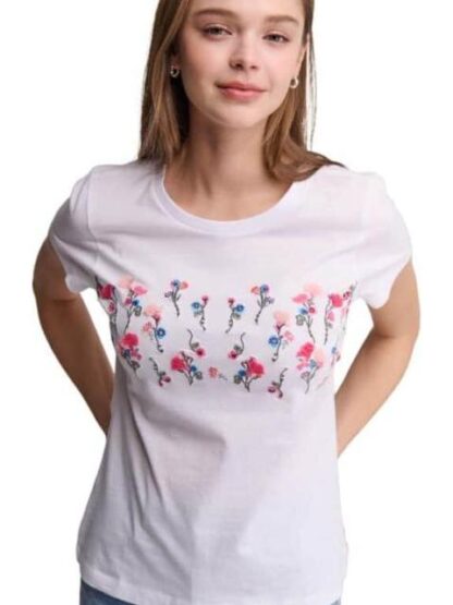 BLUSA FLORES BLANCO HOLLY LAND - Image 4