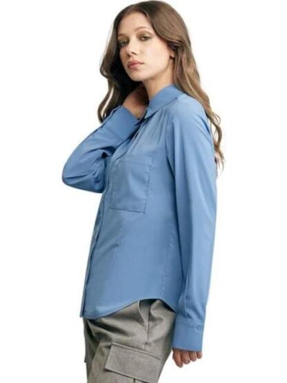 BLUSA LISA AZUL HOLLY LAND - Image 3