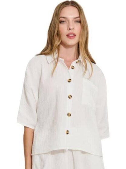 BLUSA LISA BLANCO HOLLY LAND