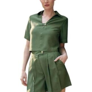 BLUSA LISA VERDE HOLLY LAND