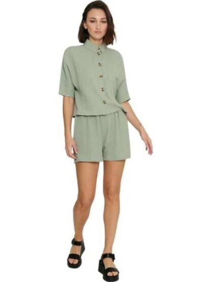 BLUSA LISA VERDE HOLLY LAND