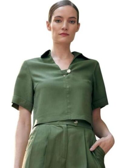 BLUSA LISA VERDE HOLLY LAND - Image 2