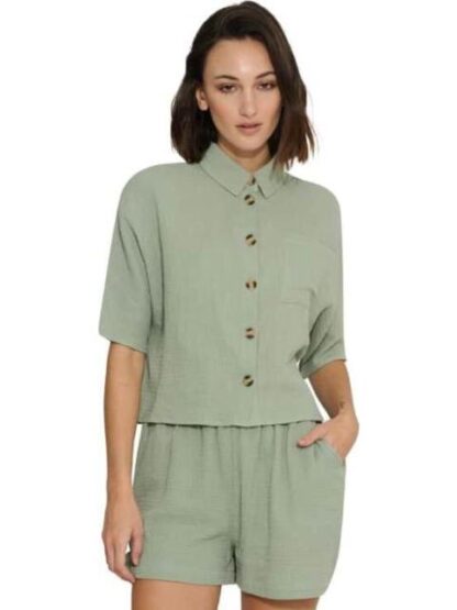 BLUSA LISA VERDE HOLLY LAND - Image 2