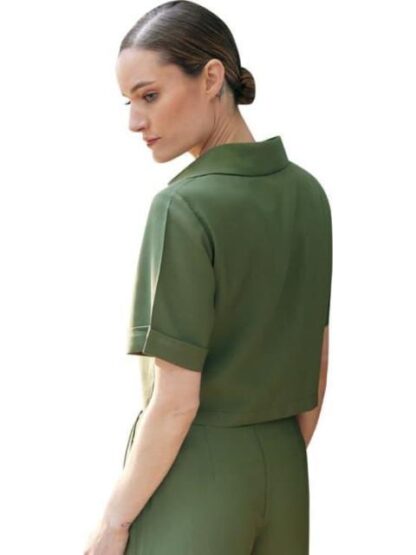 BLUSA LISA VERDE HOLLY LAND - Image 3
