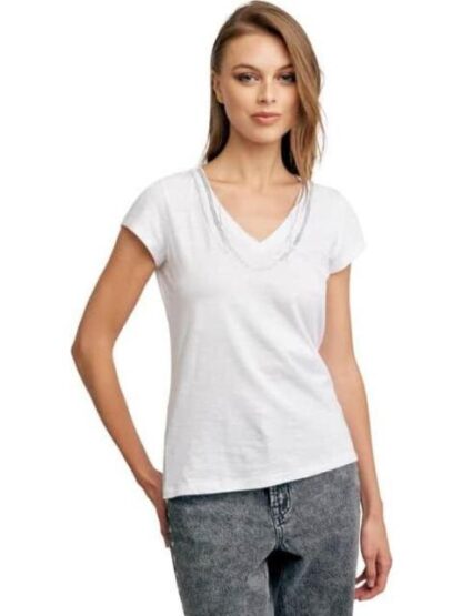 BLUSA MANGA CORTA BLANCO HOLLY LAND