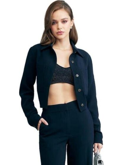 BLUSA MANGA LARGA AZUL MARINO HOLLY LAND - Image 3