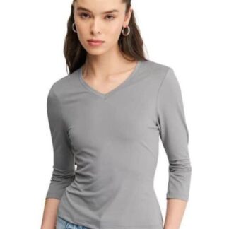 BLUSA MANGA LARGA GRIS HOLLY LAND