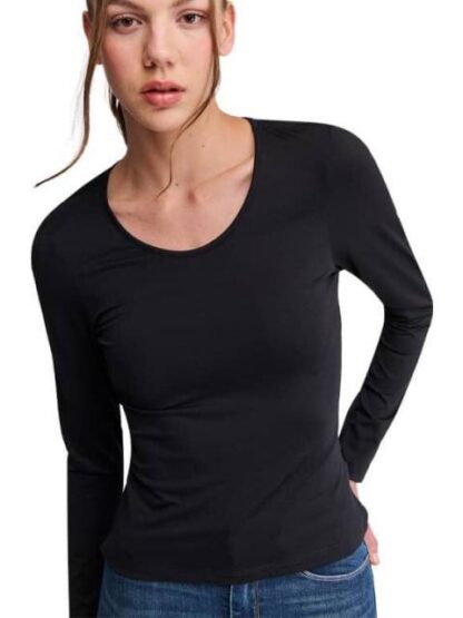 BLUSA MANGA LARGA NEGRO HOLLY LAND - Image 4