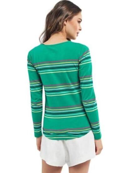 BLUSA MANGA LARGA VERDE HOLLY LAND - Image 2