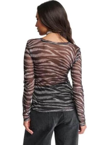 BLUSA MESH BLANCO/NEGRO HOLLY LAND - Image 5