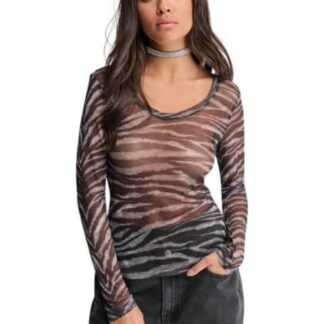 BLUSA MESH GRIS HOLLY LAND