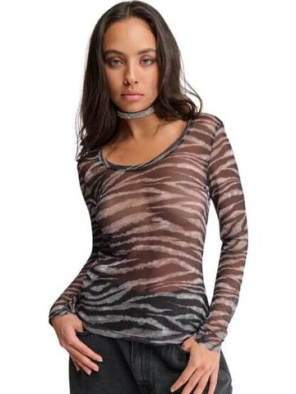 BLUSA MESH GRIS HOLLY LAND - Image 4