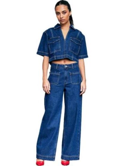 BLUSA MEZCLILLA AZUL INDIGO ATMOSPHERE DNM - Image 3