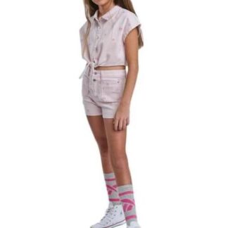 BLUSA MEZCLILLA ROSA HOLLY LAND KIDS