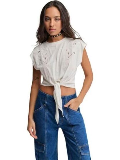 BLUSA NUDO BLANCO HOLLY LAND