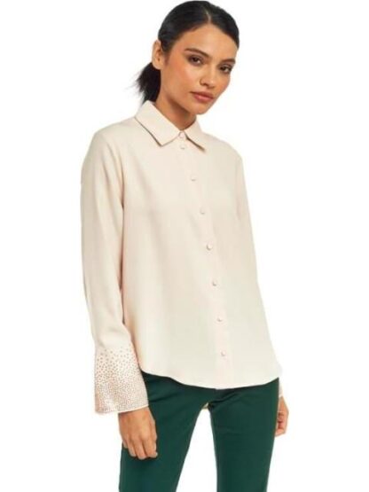 BLUSA PEDRERIA EN MANGAS CORAL HOLLY LAND