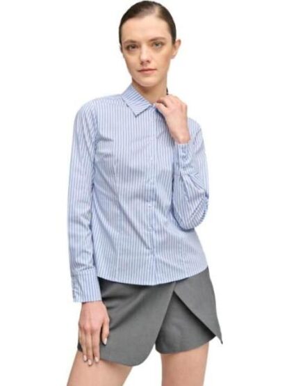 BLUSA POPELINA AZUL HOLLY LAND - Image 3
