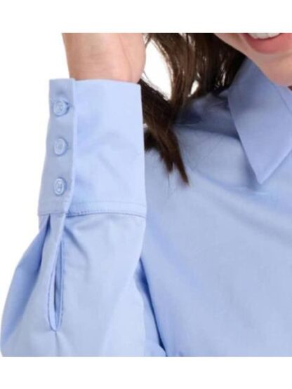 BLUSA POPELINA AZUL HOLLY LAND - Image 5