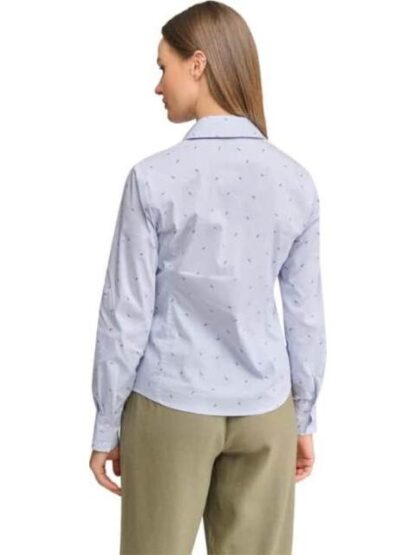 BLUSA POPELINA ESTAMPADA AZUL HOLLY LAND - Image 3