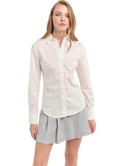 BLUSA POPELINA ESTAMPADA BLANCO HOLLY LAND - Image 2