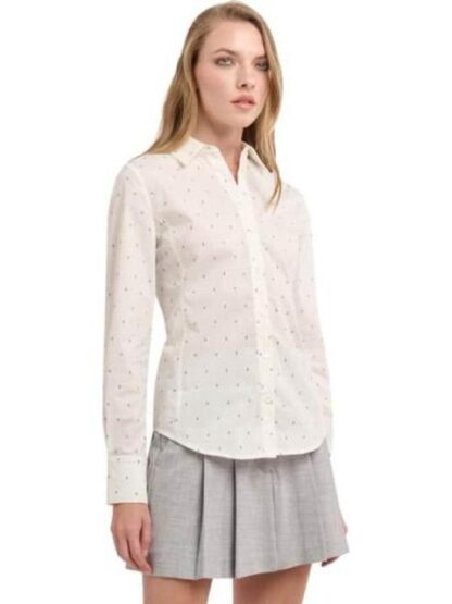 BLUSA POPELINA ESTAMPADA BLANCO HOLLY LAND - Image 4