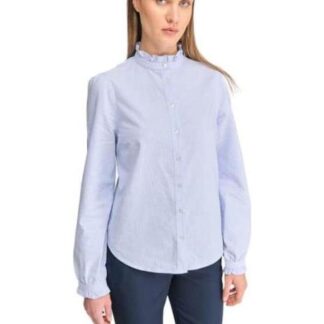 BLUSA POPELINA RAYAS AZUL HOLLY LAND