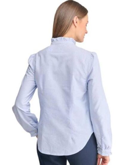 BLUSA POPELINA RAYAS AZUL HOLLY LAND - Image 3