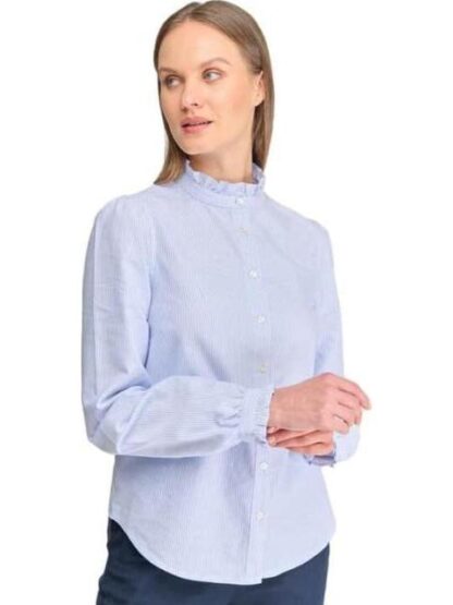 BLUSA POPELINA RAYAS AZUL HOLLY LAND - Image 4