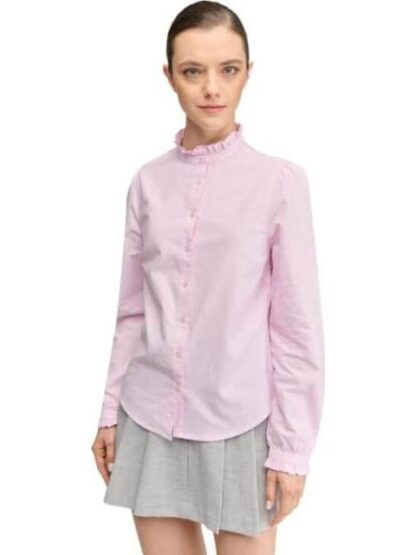 BLUSA POPELINA RAYAS ROSA HOLLY LAND