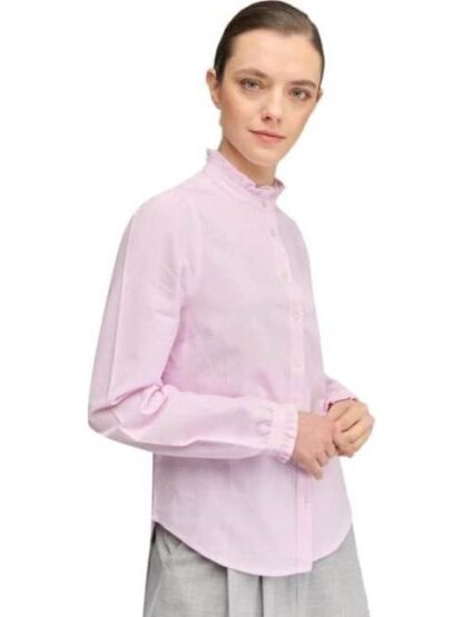 BLUSA POPELINA RAYAS ROSA HOLLY LAND - Image 4
