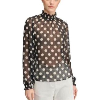 BLUSA PUNTOS BLANCO/NEGRO HOLLY LAND