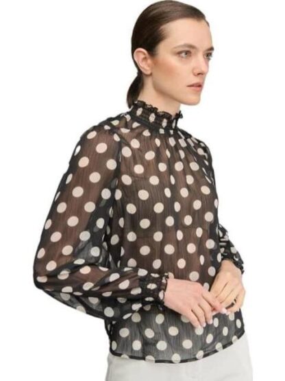 BLUSA PUNTOS BLANCO/NEGRO HOLLY LAND - Image 4