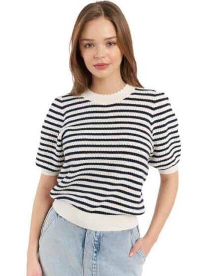 BLUSA RAYAS AZUL MARINO HOLLY LAND - Image 5