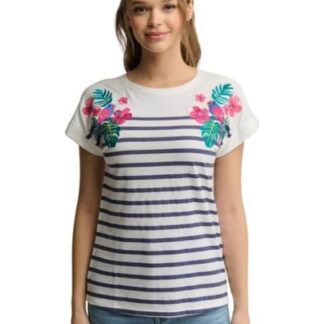 BLUSA RAYAS BLANCO HOLLY LAND